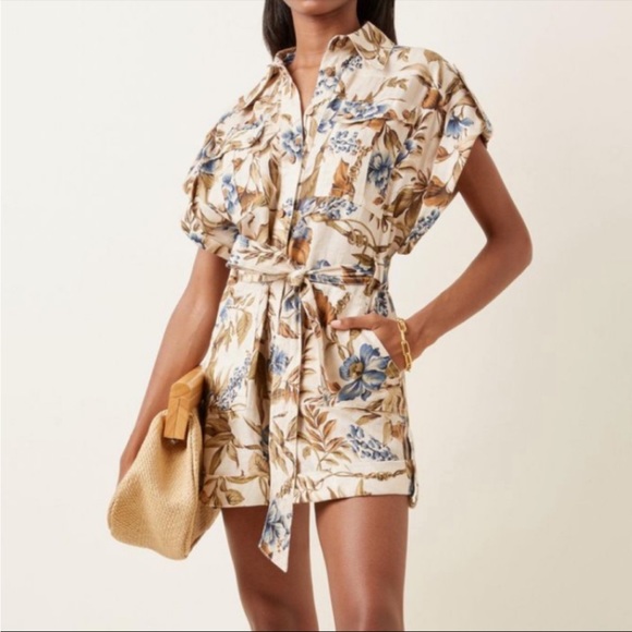 Zimmermann Pants - Zimmermann Aliane Roll Cuff Romper